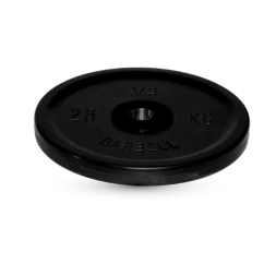 Диск BARBELL Евро-классик обрезиненный черный, 25 кг.
