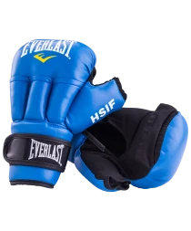 Перчатки для рукопашного боя HSIF RF3208, 8oz, к/з, синий, фото 1