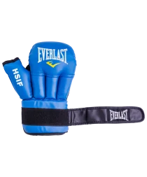 Перчатки для рукопашного боя HSIF RF3208, 8oz, к/з, синий, фото 4