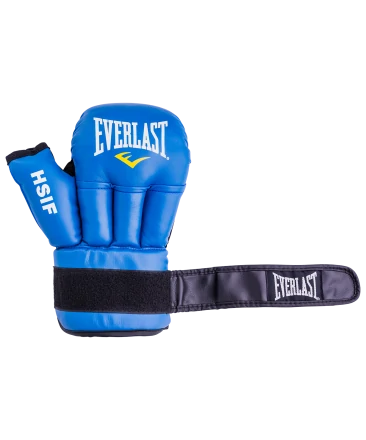 Перчатки для рукопашного боя HSIF RF3208, 8oz, к/з, синий, фото 4