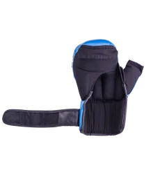 Перчатки для рукопашного боя HSIF RF3208, 8oz, к/з, синий, фото 5