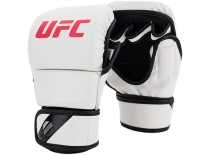 (UFC Перчатки MMA для спарринга 8 унций белые S/M)