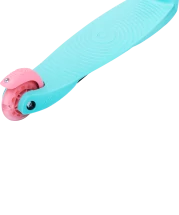 Самокат 3-колесный Zippy 3D, 120/80 мм, мятный