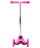 Самокат 3-колесный Zippy 3D, 120/80 мм, розовый