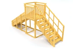 Зимняя горка Савушка Зима Wood 2 (скат 3м), фото 4