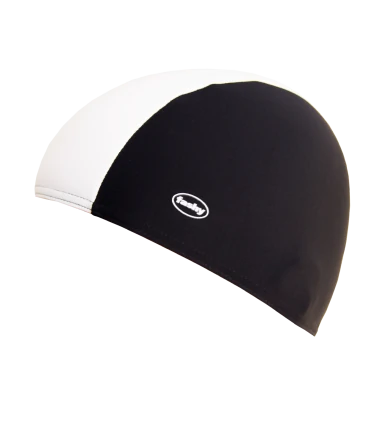 Шапочка для плавания Polyester/Elasthan Cap 3252-22, полиэстер, черный/белый, фото 2