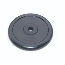 Диск JOHNS d26/d51 мм черный обрезиненный, 5кг