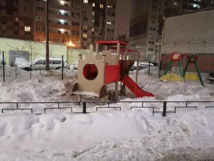 Паровозик с рукоходом и горкой Н-750 ДИФ 01291, фото 3