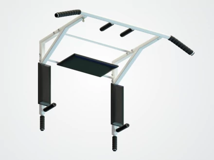 Турник 3в1 SportElite &quot;Стэнли&quot; разборный, белый, фото 1