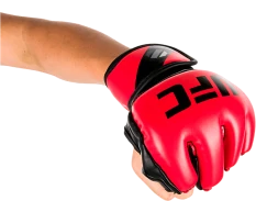 (UFC Перчатки MMA для грэпплинга 5 унций красные L/XL), фото 3