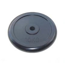 Диск JOHNS d26/d51 мм черный обрезиненный, 10кг