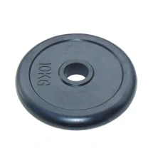 Диск JOHNS d26/d51 мм черный обрезиненный, 10кг