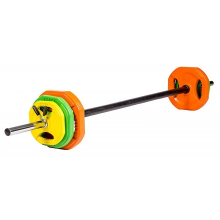 Штанга для аэробики PROFI-FIT 20090, обрезиненные диски (1,25 кг; 2,5 кг; 5 кг) по 2шт, фото 1