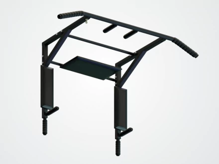 Турник 3в1 SportElite &quot;Стэнли&quot; разборный, черный, фото 1