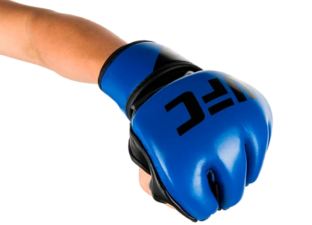 (UFC Перчатки MMA для грэпплинга 5 унций синие S/M), фото 1