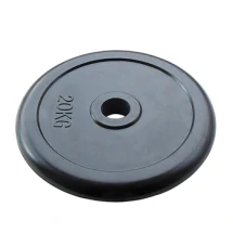Диск JOHNS d26/d51 мм черный обрезиненный, 20кг