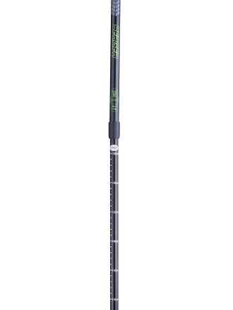 Палки для скандинавской ходьбы Longway, 77-135 см, 2-секционные, чёрный/ярко-зелёный, фото 2