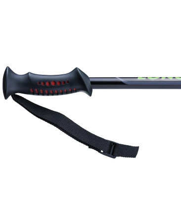 Палки для скандинавской ходьбы Longway, 77-135 см, 2-секционные, чёрный/ярко-зелёный, фото 4
