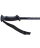 Палки для скандинавской ходьбы Longway, 77-135 см, 2-секционные, чёрный/ярко-зелёный