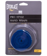 Бинт боксерский Everlast 4463BL, 2.5 м, эластик, синий