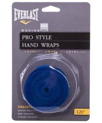 Бинт боксерский Everlast 4463BL, 2.5 м, эластик, синий