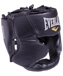 Шлем закрытый Martial Arts full face 7420LXLU, L/XL, кожзам, черный, фото 1