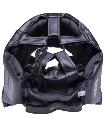 Шлем закрытый Martial Arts full face 7420LXLU, L/XL, кожзам, черный, фото 2