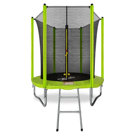 ARLAND Батут 6FT с внутренней страховочной сеткой и лестницей (Light green), фото 1