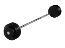 Штанга неразборная &quot;Barbell&quot; с чёрными дисками d 25 мм, 40 кг