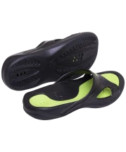 Сланцы мужские Hydrofit Man Hook Black/Black/Green, 80706 56