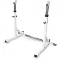 Стойка Barbell МВ 2.19 с двумя позициями для штанг (простая, нехромированная) белый