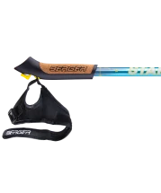 Палки для скандинавской ходьбы Starfall, 77-135 см, 2-секционные, синий/серый/жёлтый