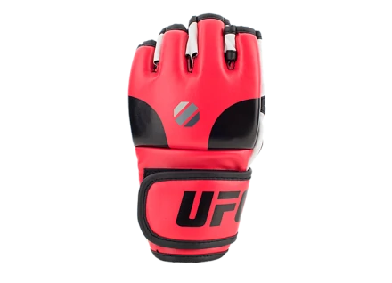 (UFC Перчатки MMA тренировочные с открытой ладонью красные S/M), фото 1