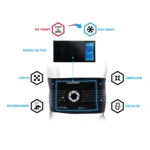 Бандаж спины Compex COLDFORM BACK с гелевым вкладышем,размер L/XL, арт. 3-0028-LXL-FG