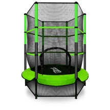 Мини батут с защитной сеткой, светло-зеленый, ARL-1005C-55_LG