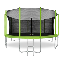 ARLAND Батут 16FT с внутренней страховочной сеткой и лестницей (Light green), фото 1