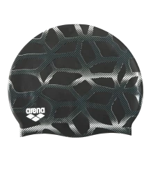 Шапочка для плавания Print 2 Spider/Black, силикон, 1E368 555