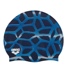 Шапочка для плавания Print 2 Spider/Navy, силикон, 1E368 781