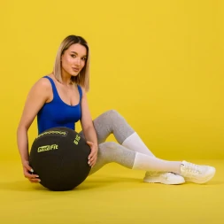 Медицинбол набивной кевларовый PROFI-FIT, (Kevlar Wallball) 6 кг, фото 2