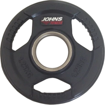 Диск JOHNS черный 3-х хватовый обрезиненный d51мм,1.25кг, фото 1