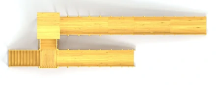 Зимняя горка Савушка Зима Wood 9/2, фото 5