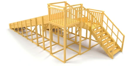 Зимняя горка Савушка Зима Wood 7, фото 3