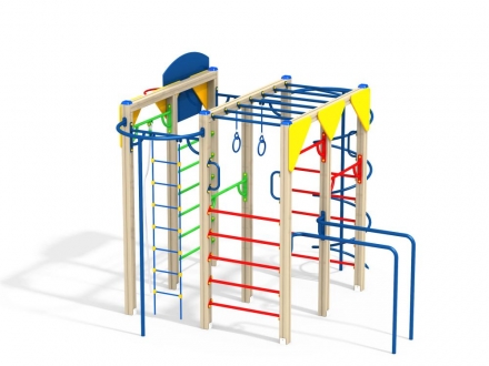 СО 1.04 Спортивный комплекс Рукоход с кольцами, фото 2