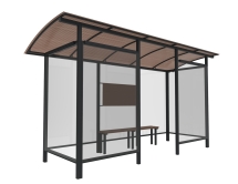 Автобусный павильон "Стандарт-5" Автобусный павильон "Стандарт-5"