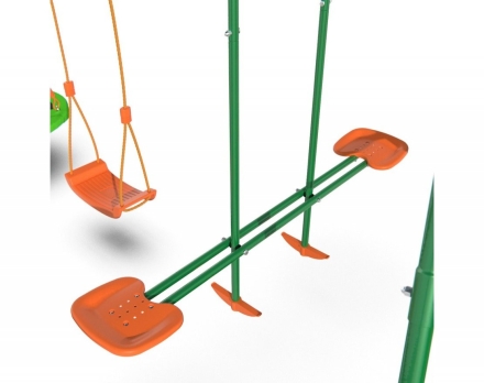 Детский комплекс с горкой и батутом MTS-01, фото 7