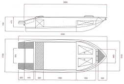 Алюминиевая лодка ALUTON 390-1K, фото 9