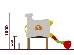 Горка Печка 08110 H=650 для детской площадки, фото 2