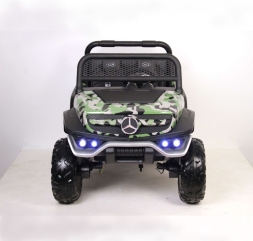 Электромобиль Mercedes-Benz Unimog Concept P555BP 4WD белый, фото 4