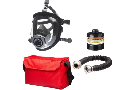 Противогаз фильтрующий ДОТ 600 марки А2В3Е3АХР3 R D категории 2 по маске панорамной МАГ 102-131-0031, фото 2