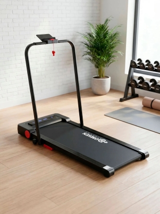 Электрическая складная беговая дорожка для дома Domsen Fitness F-160 NEW, фото 5